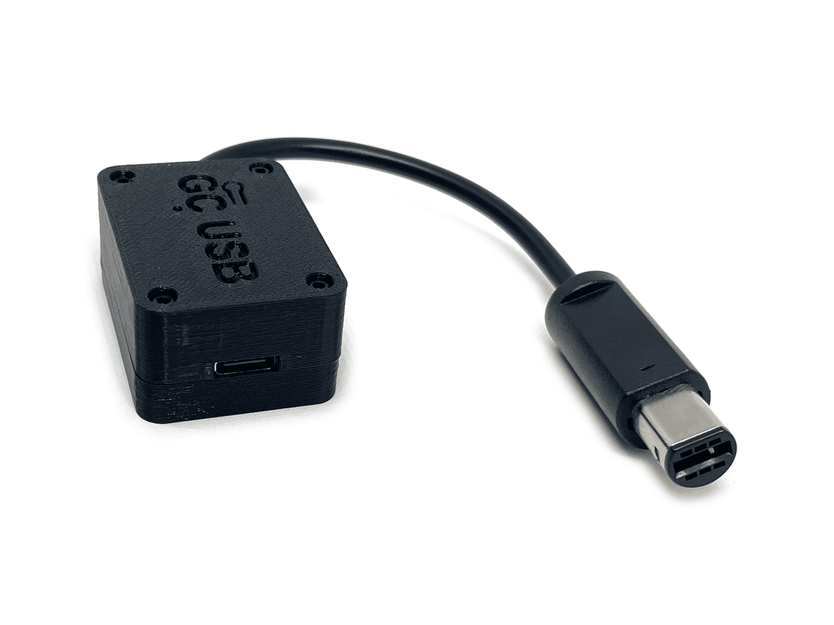 Joypad USB2GC Side View — Black